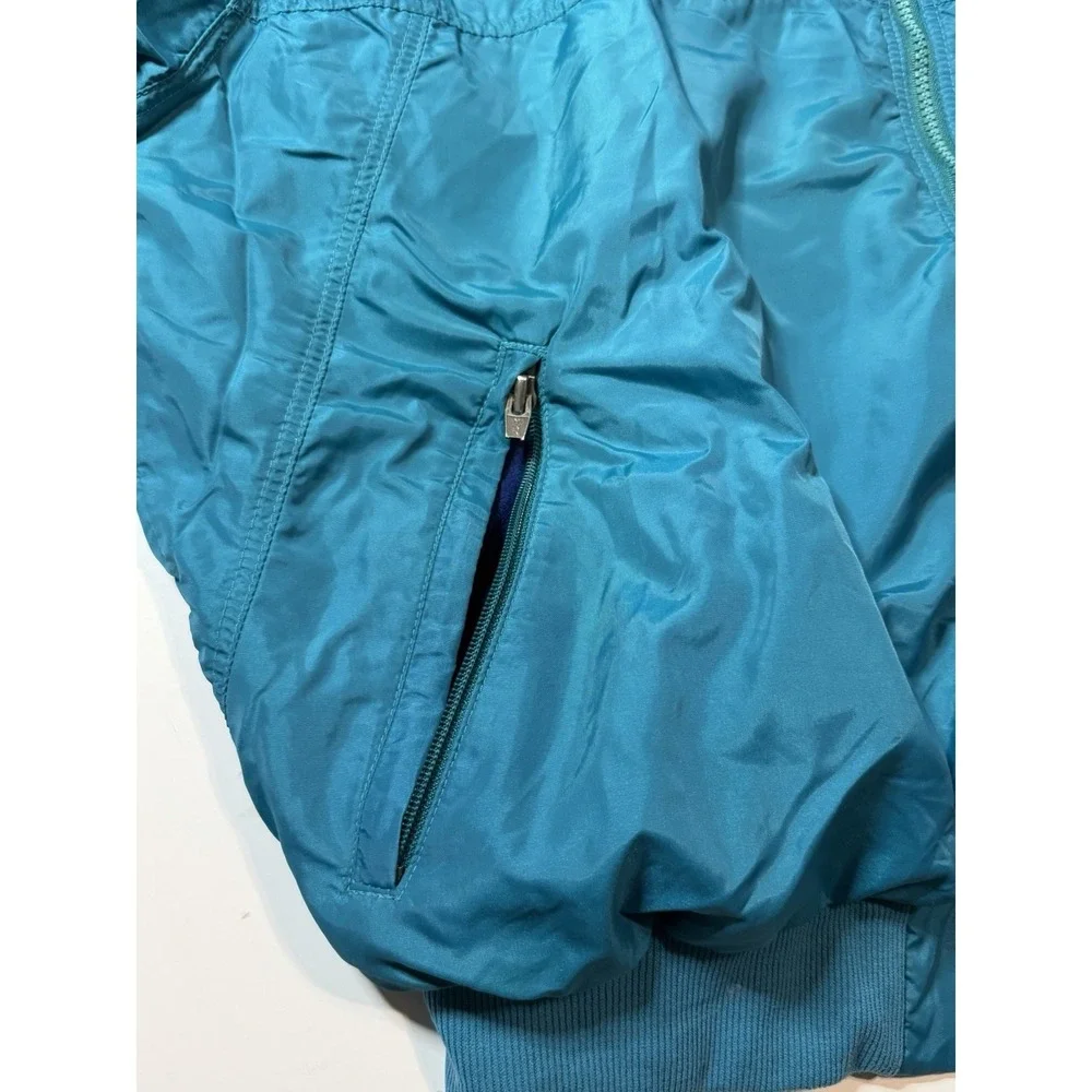Vintage Patagonia Fleece Lined Bomber Jacket Size Large Full Zip USA Made